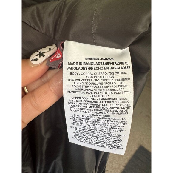 Nike Primaloft Tech Women's Gray Aeroloft Parka Down Filled Hoodie Jacket M - Picture 9 of 11